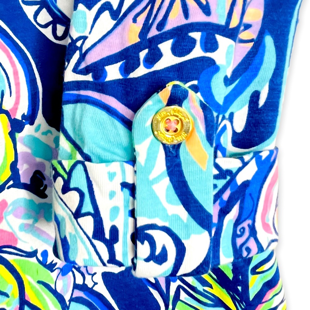 Lilly Pulitzer Edna Hanging With Fronds Print Swing Dress Size XXS - Picture 2 of 5